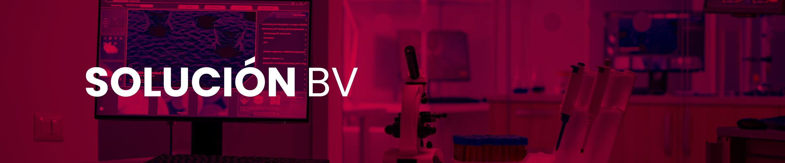 Banner Solución BV preparación muestras